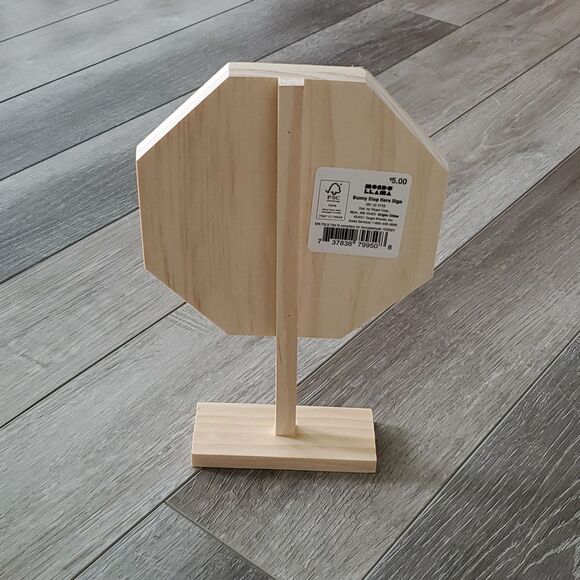 💥5/$25 SALE | BUNDLE TO SAVE | Easter Bunny Stops Here DIY Sign - Picture 2 of 3